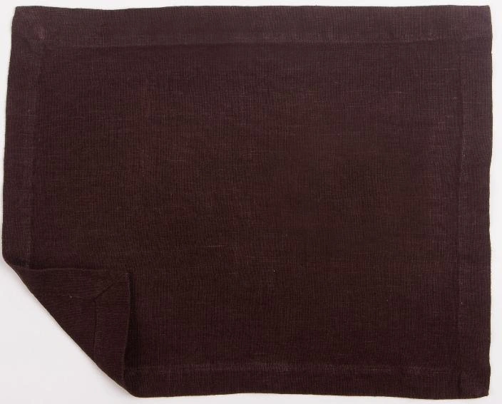 Умягченная салфетка прямоугольная цвет Шоколад