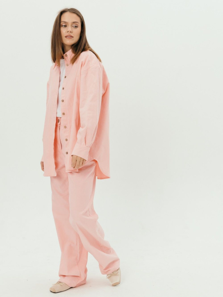 Рубашка velvet Liberty dusty rose
