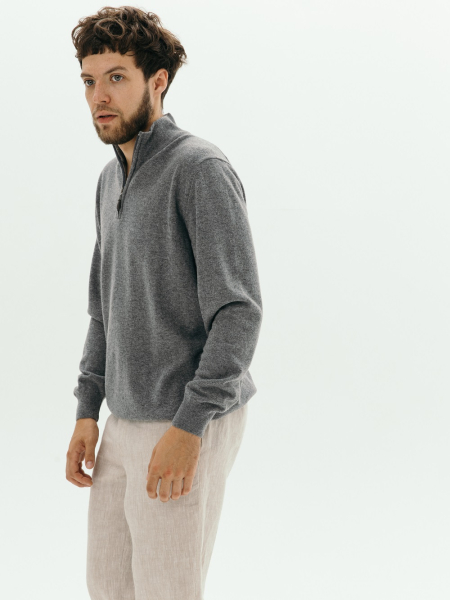 Джемпер Zipper natural