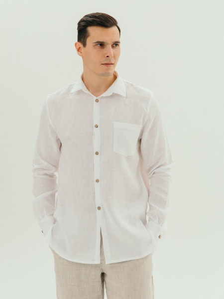 Рубашка Mont Blanc white