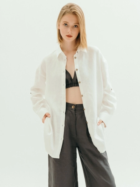 Рубашка Celine white