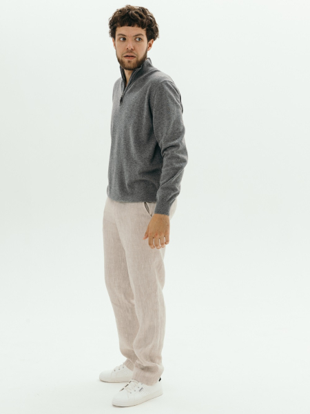Джемпер Zipper natural