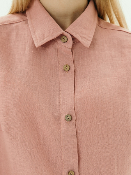 Рубашка Mira dusty rose