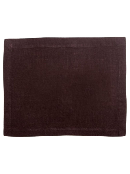 Умягченная салфетка прямоугольная цвет Шоколад