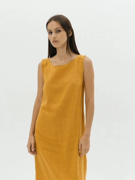 Платье Elegant limited mustard