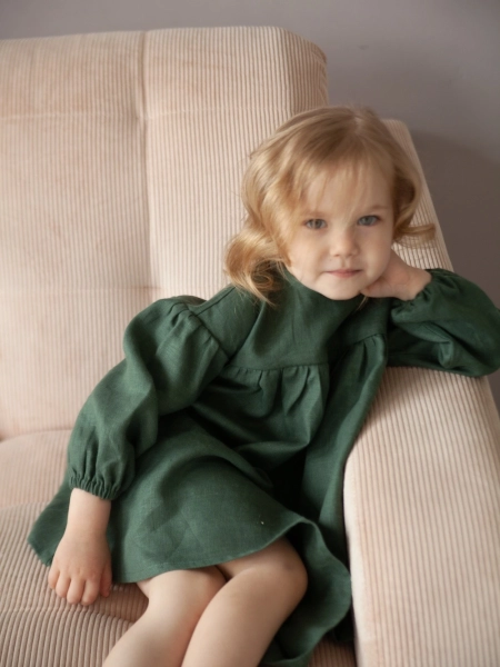 Платье детское Greta limited green