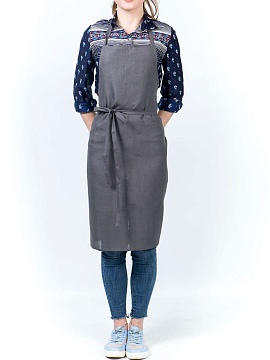 Фартук льняной Лемонис цвет графит