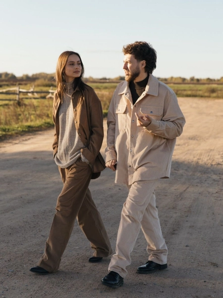 Брюки velvet Rick limited beige