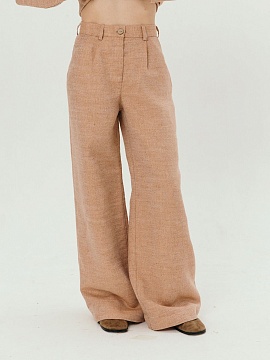 Брюки-палаццо Parisian limited terracotta pattern