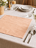 Салфетка льняная цвет персиковый