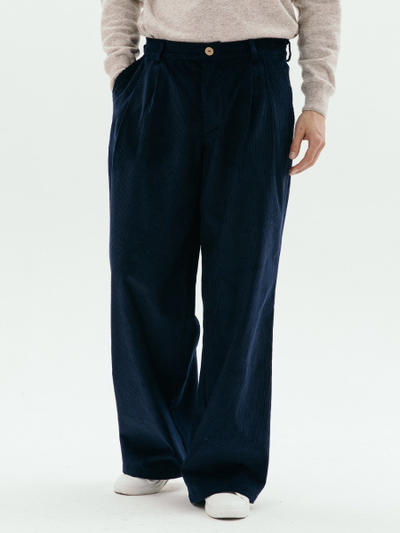 Брюки velvet Wide limited sea