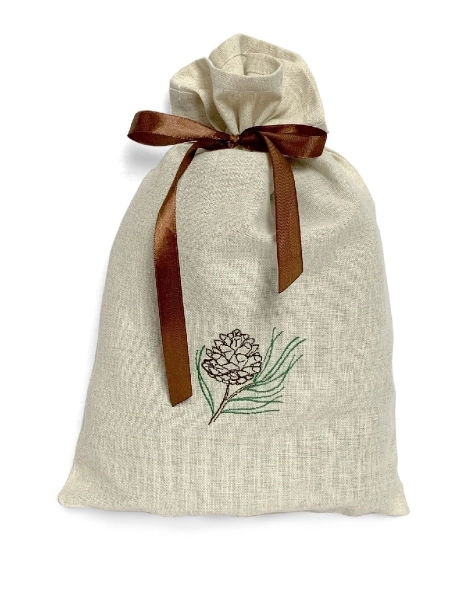 Мешочек льняной Сосновый лес