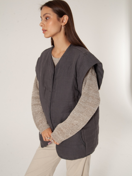 Куртка-жилет Boho graphite