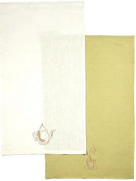 Набор льняных полотенец для кухни Чай цвет 05