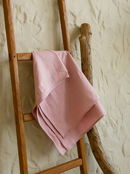 Полотенце умягченное Waffle dusty rose