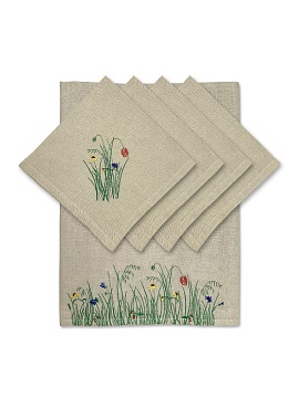 Комплект столовый Полевые цветы