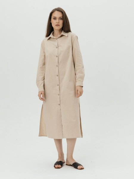 Платье-рубашка flannel Fresh natural