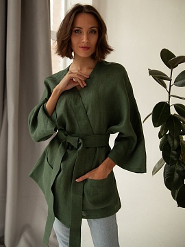 Кимоно Sakura limited green