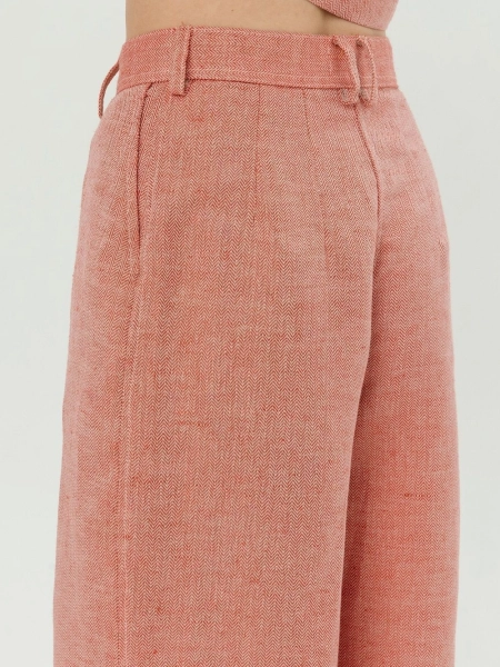 Брюки-палаццо Parisian limited vinous pattern