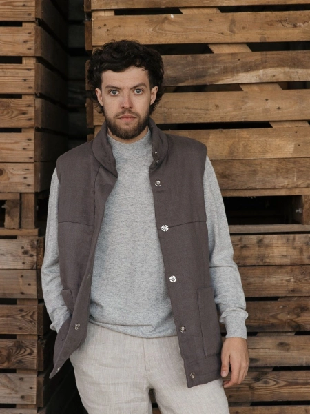 Жилет стеганый Snowfall graphite