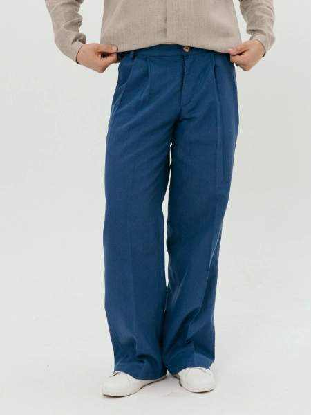 Брюки Wide limited blue
