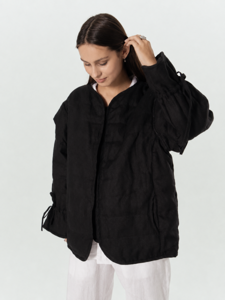 Куртка-жилет Boho black
