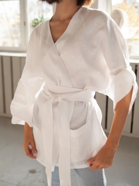 Кимоно Sakura white
