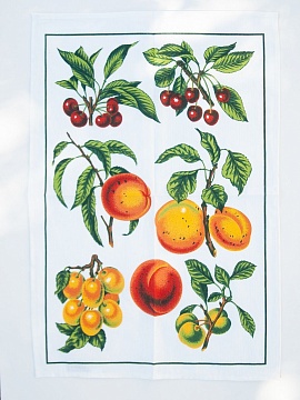 Полотенце льняное Фруктовый сад