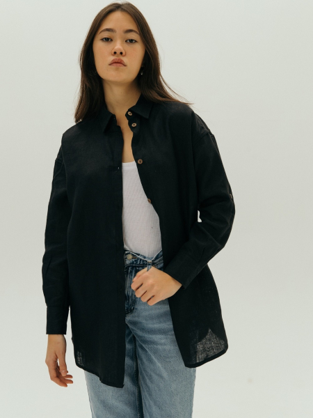 Рубашка Celine black