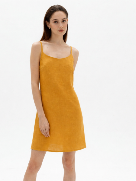 Платье Little limited mustard