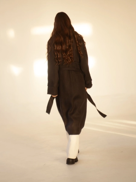 Тренч London black