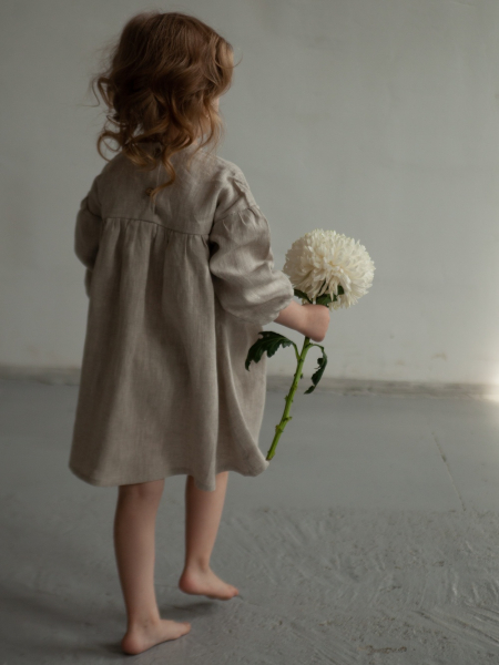 Платье детское Greta natural