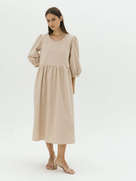 Платье flannel Margo natural