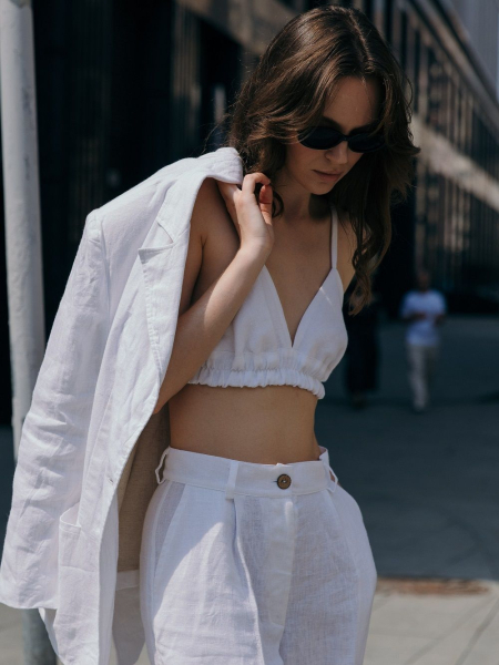 Топ-бюстье Parisian white