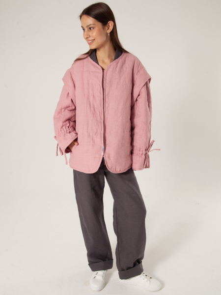 Куртка-жилет Boho dusty rose
