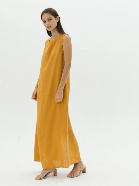 Платье Elegant limited mustard
