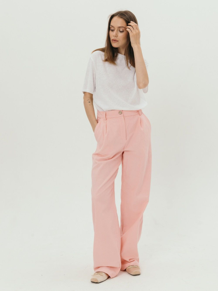 Брюки velvet Classy dusty rose