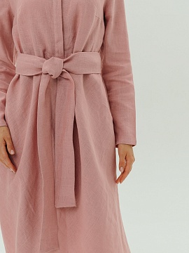 Льняной пояс Parma dusty rose