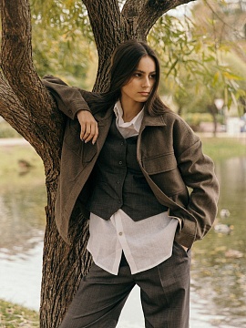 Куртка wool Bertha limited chocolate