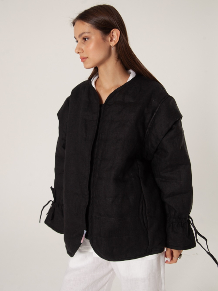 Куртка-жилет Boho black