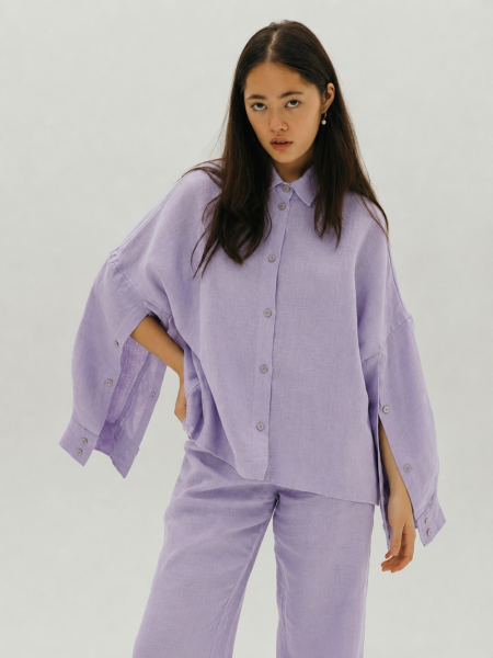 Рубашка Origami limited lavender