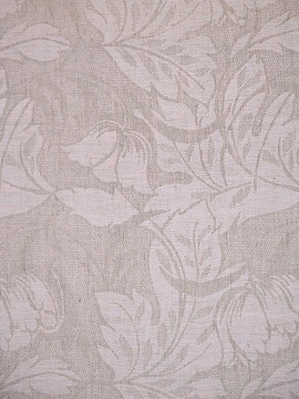 Льняная ткань Листья арт.080