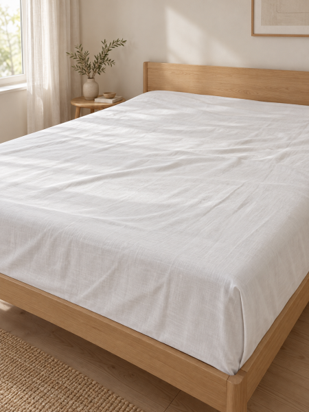 Простыня ECO Cozy white
