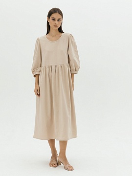 Платье flannel Margo natural