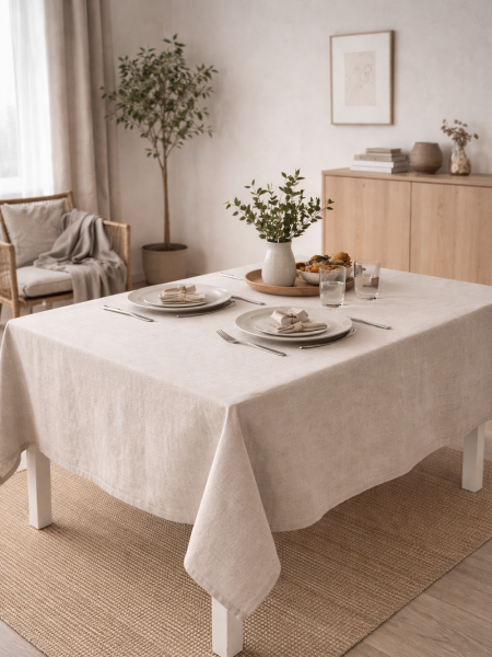 Скатерть льняная Together natural