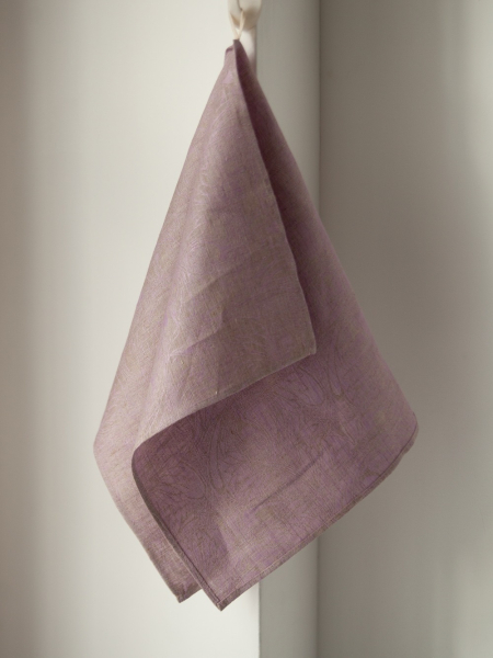 Полотенце льняное Сиреневый луг