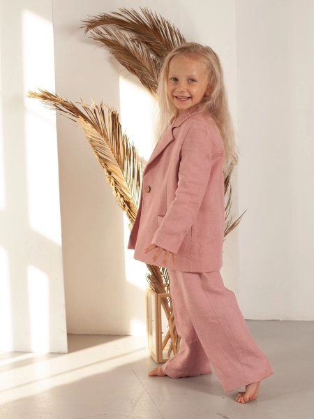 Жакет детский mini boss dusty rose