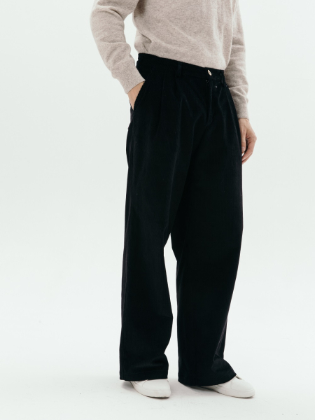Брюки velvet Wide black