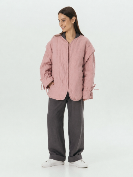 Куртка-жилет Boho dusty rose