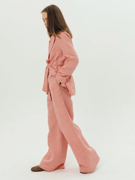 Брюки-палаццо Parisian limited vinous pattern